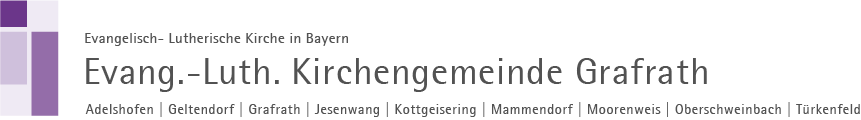 Evangelisch lutherisches Pfarramt Mammendorf Evangelisch lutherisches Pfarramt Mammendorf